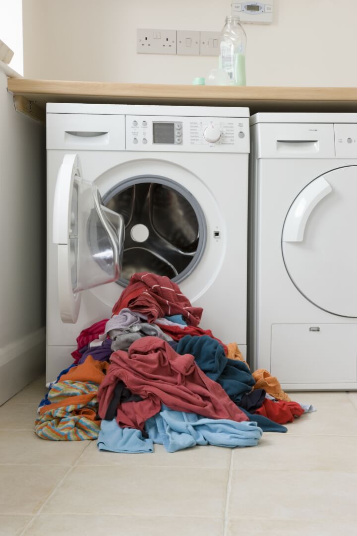 Tørretumbler og vaskemaskine