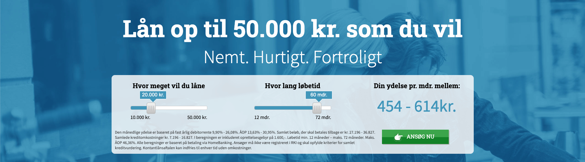 Screenshot - Leasy.dk lån