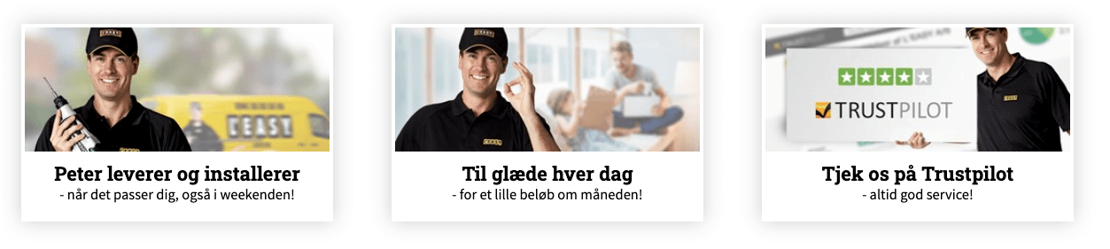 Screenshot - Leasy.dk service