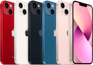 Forskellige modeller og farver af iPhone 3